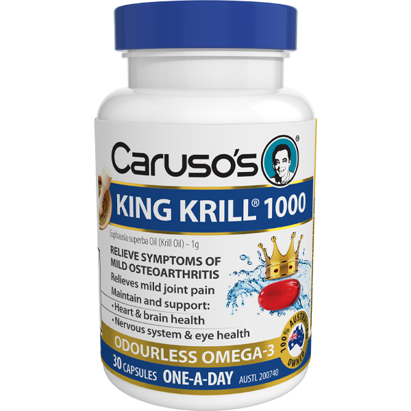 Caruso's King Krill 1000mg - Go Vita Batemans Bay