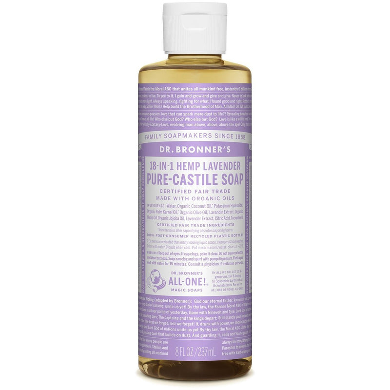 Dr Bronners Liquid Castile Soap - Lavender - Go Vita Batemans Bay