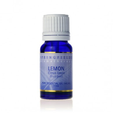 Springfields Organic Lemon Pure Essential Oil - Go Vita Batemans Bay