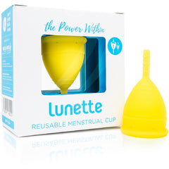 Lunette Menstrual Cup - Yellow - Go Vita Batemans Bay