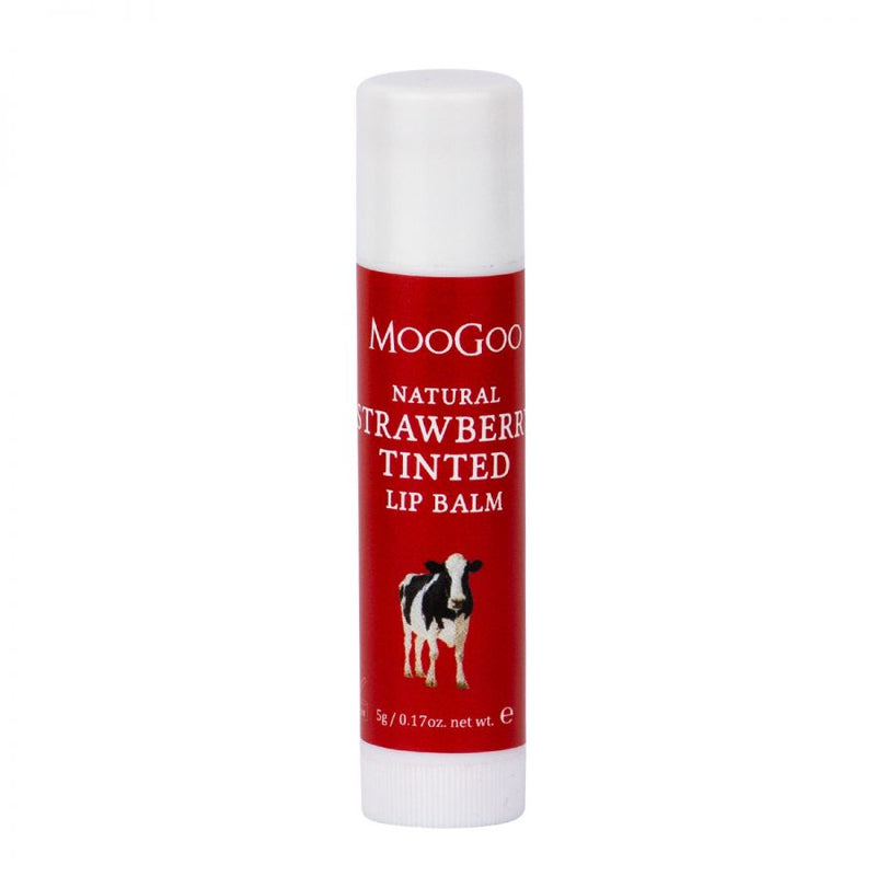 MooGoo Strawberry Lip Balm - Go Vita Batemans Bay