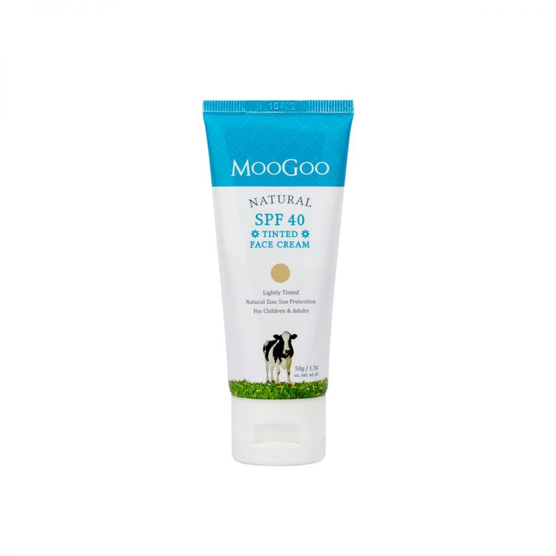 MooGoo Natural SPF 40 Tinted Face & Body Sunscreen - Go Vita Batemans Bay