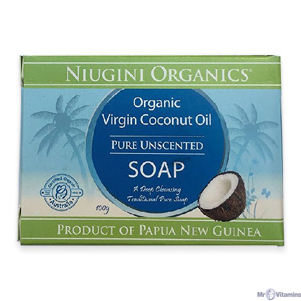 Niugini Organics Unscented Coconut Oil Soap - Go Vita Batemans Bay