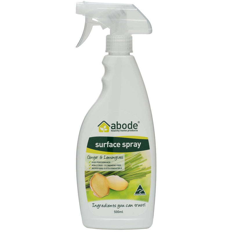 Abode Surface Cleaner Ginger & Lemongrass - Go Vita Batemans Bay