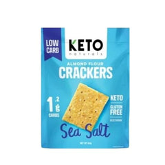 Keto Naturals Almond Crackers Sea Salt 64gm