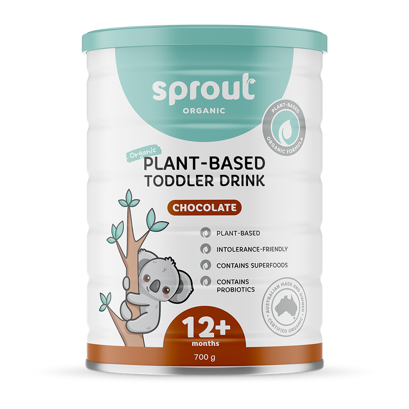 Sprout Organics Plant Based Toddler Drink 12+ mths 700gm Chocolate