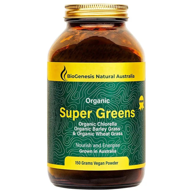 BioGenesis Super Greens 150gm vegan powder