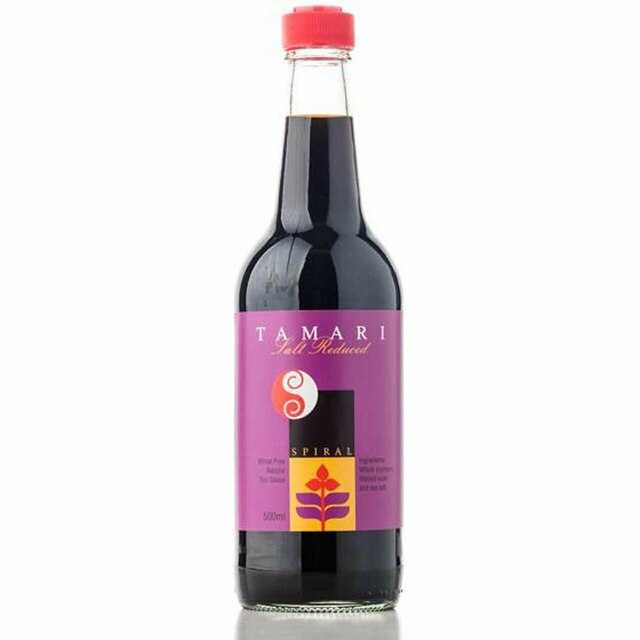 Spiral Foods Tamari Salt Reduced 500ml