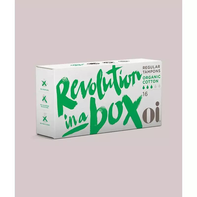Organic Initiative Revolution in a Box 16 Regular Tampons