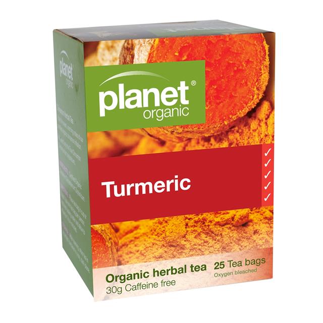 Planet Organic Turmeric Tea Bags - Go Vita Batemans Bay