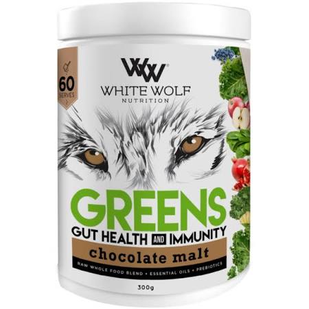 White Wolf Nutrition Greens Gut Health and Immunity - Chocolate Malt