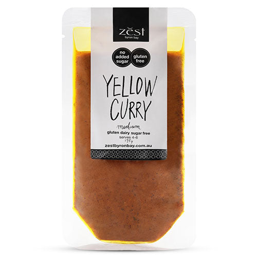 Zest Byron Bay Yellow Curry Recipe Base - Go Vita Batemans Bay